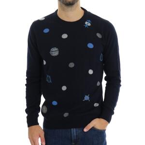 MAGLIA POIS BLU